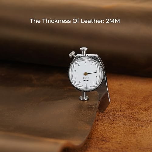 Miniatura 2 de Polare - Protector de escritorio de cuero de grano completo de 0.079 in de grosor, 31.5 x 15.7 pulgadas, alfombrillas de escritorio para teclado y