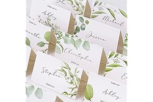 Crisky Printable Place Cards for Special Events, 2 x 3.5 Inches