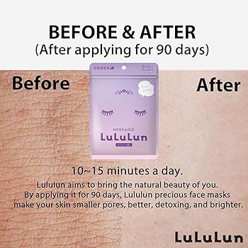 Lululu Face Mask Pack, Travel Sheet Mask, Hokkaido Limited Edition