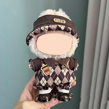 QIUTIMIY 15/17cm Doll Clothes No Doll, Cute Dress Up Accessories, Style 1