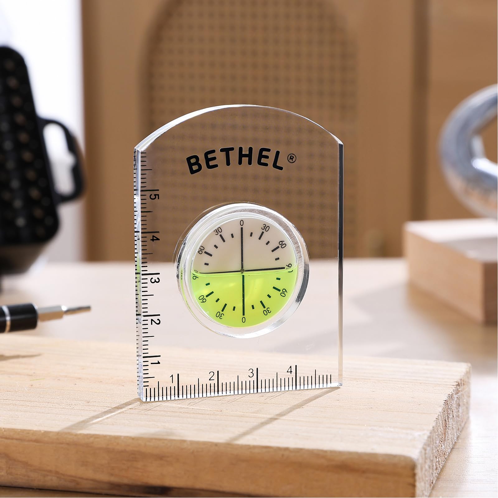 BETHEL Circular Level - Clear Bubble Readings -5