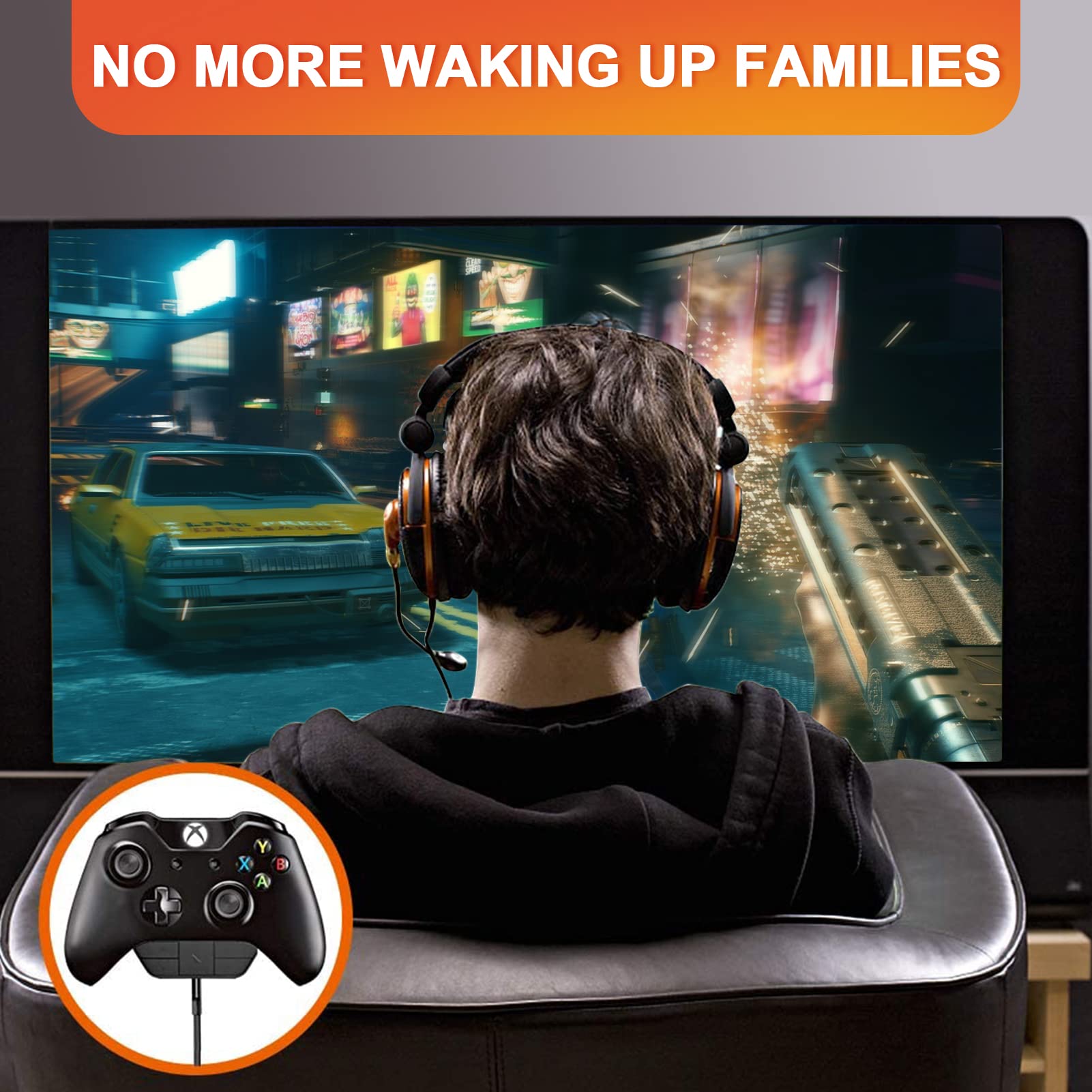 Adattatore stereo per Xbox One/One S/X/Elite 1/Elite2/Series S/X Controller - Regola il bilanciamento audio (gioco suono e chat vocale), volume, microfono direttamente, bassa latenza
