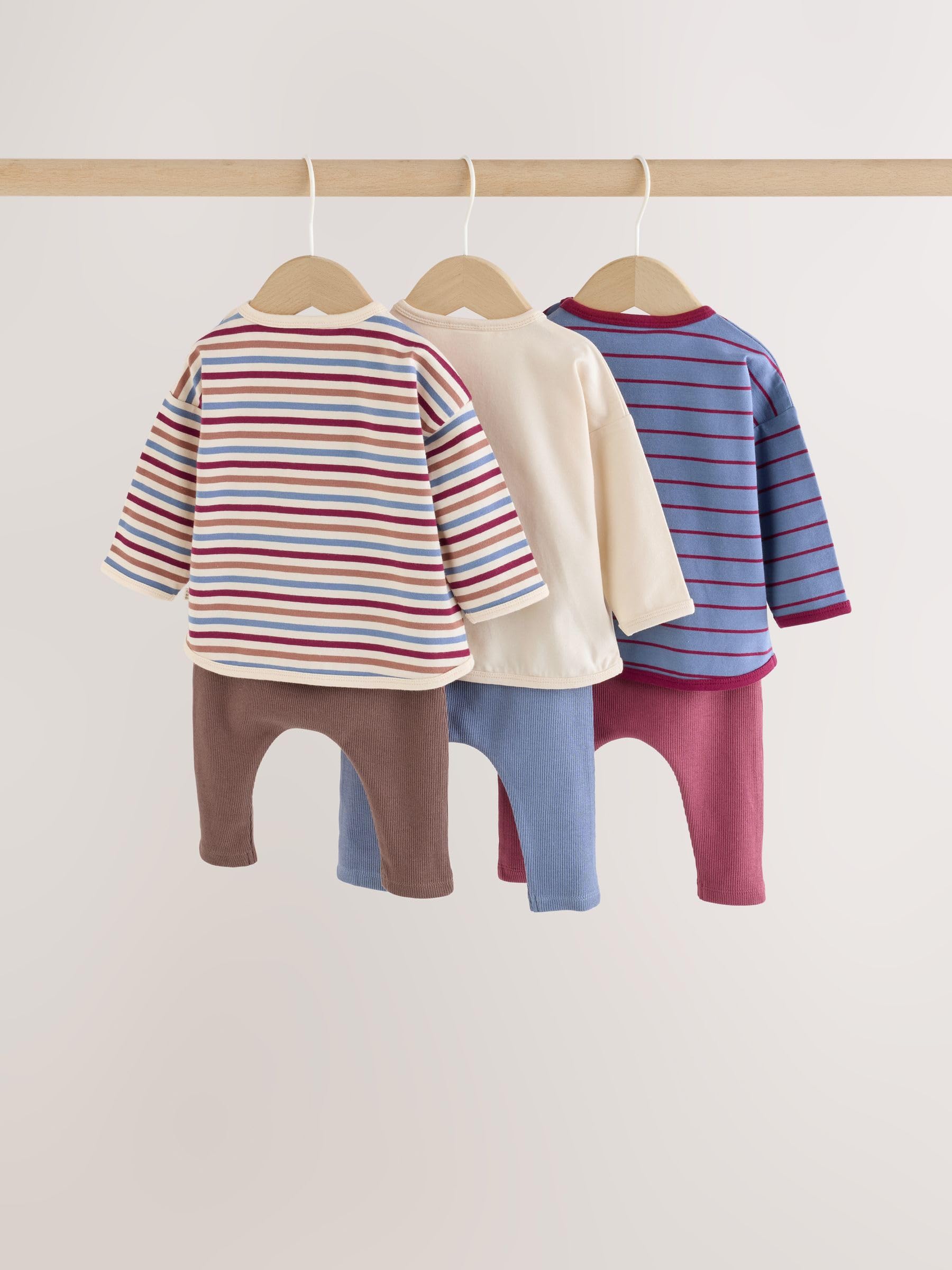 NEXT Bambini Completo 6 pezzi con top e leggings per neonati