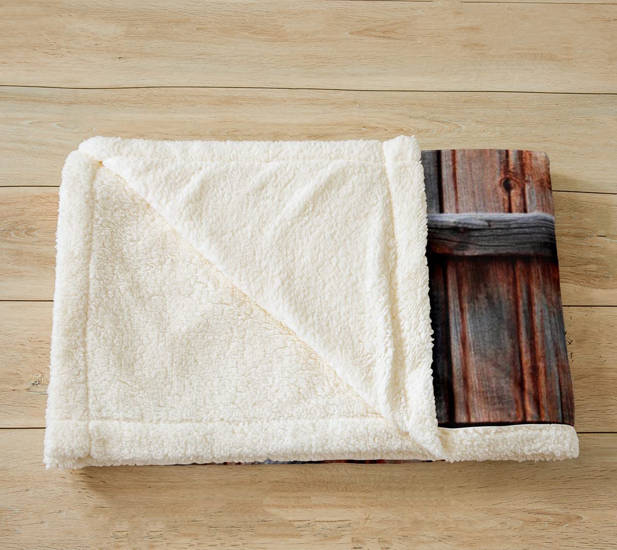 Manta de forro polar de madera antigua para puerta de madera rústica para niños y niñas, manta de felpa para puerta de roble, manta mullida para sofá cama, tamaño Queen, 90 x 90 pulgadas