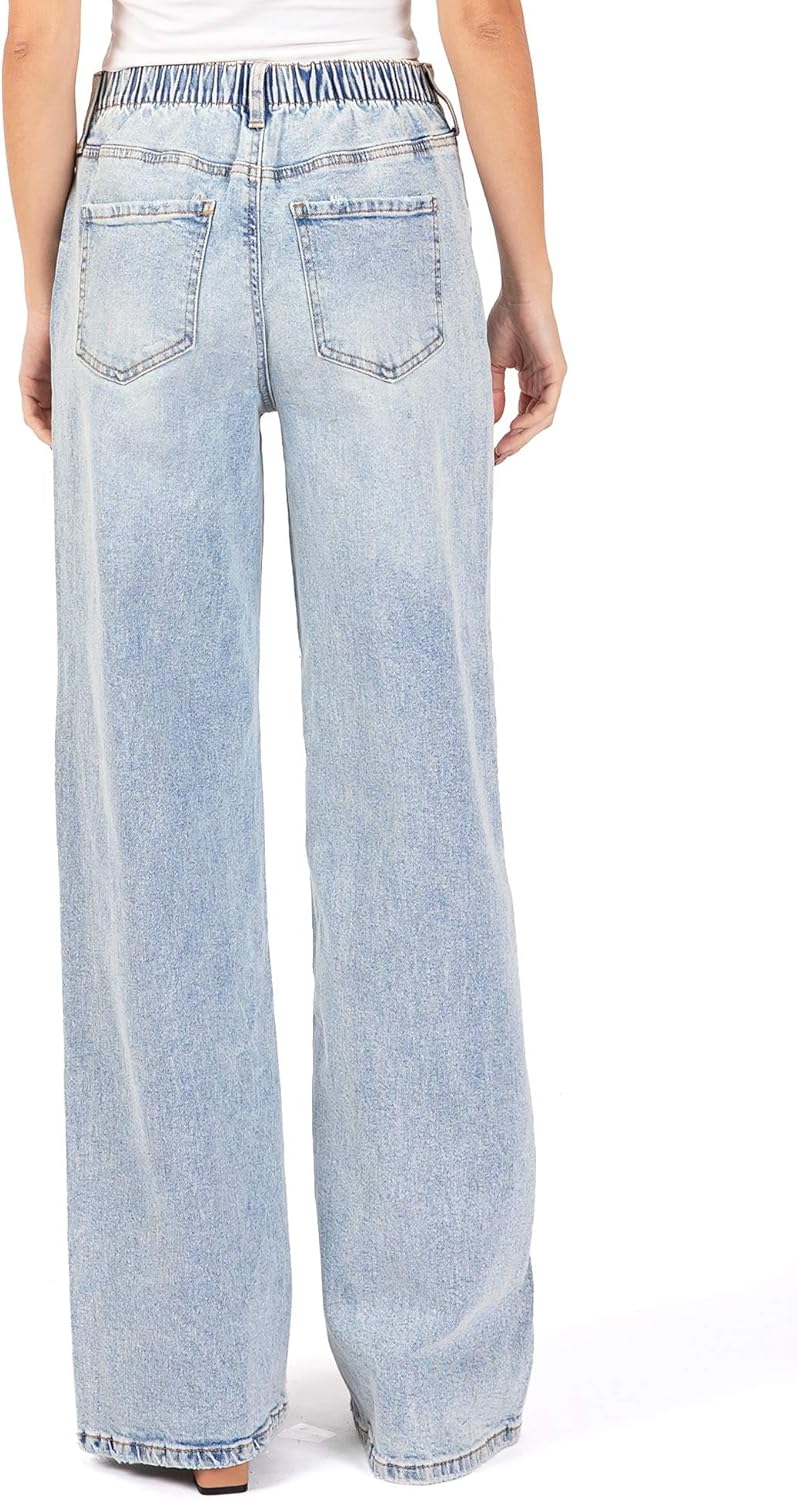 Celebrity Pink Women's Juniors High Rise Wide Leg Jeans - Image 3
