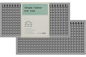 2 Pack Silicone Bar Mat, 6 x 10 Inches