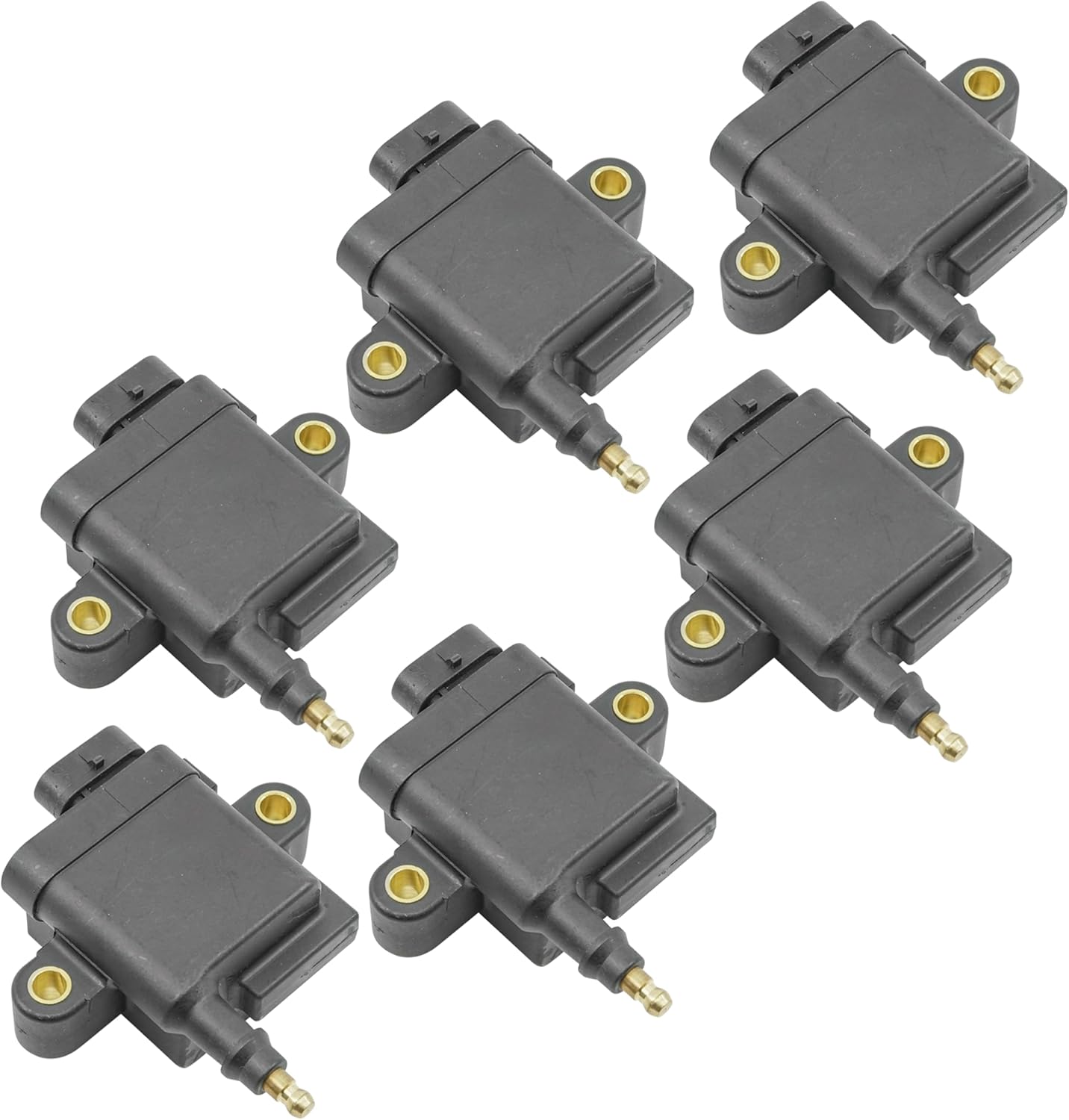 Caltric 6-Pack Ignition Coils Compatible with Mercury Outboard 150Hp 175Hp 150 175 Pro Xs 2.5L
