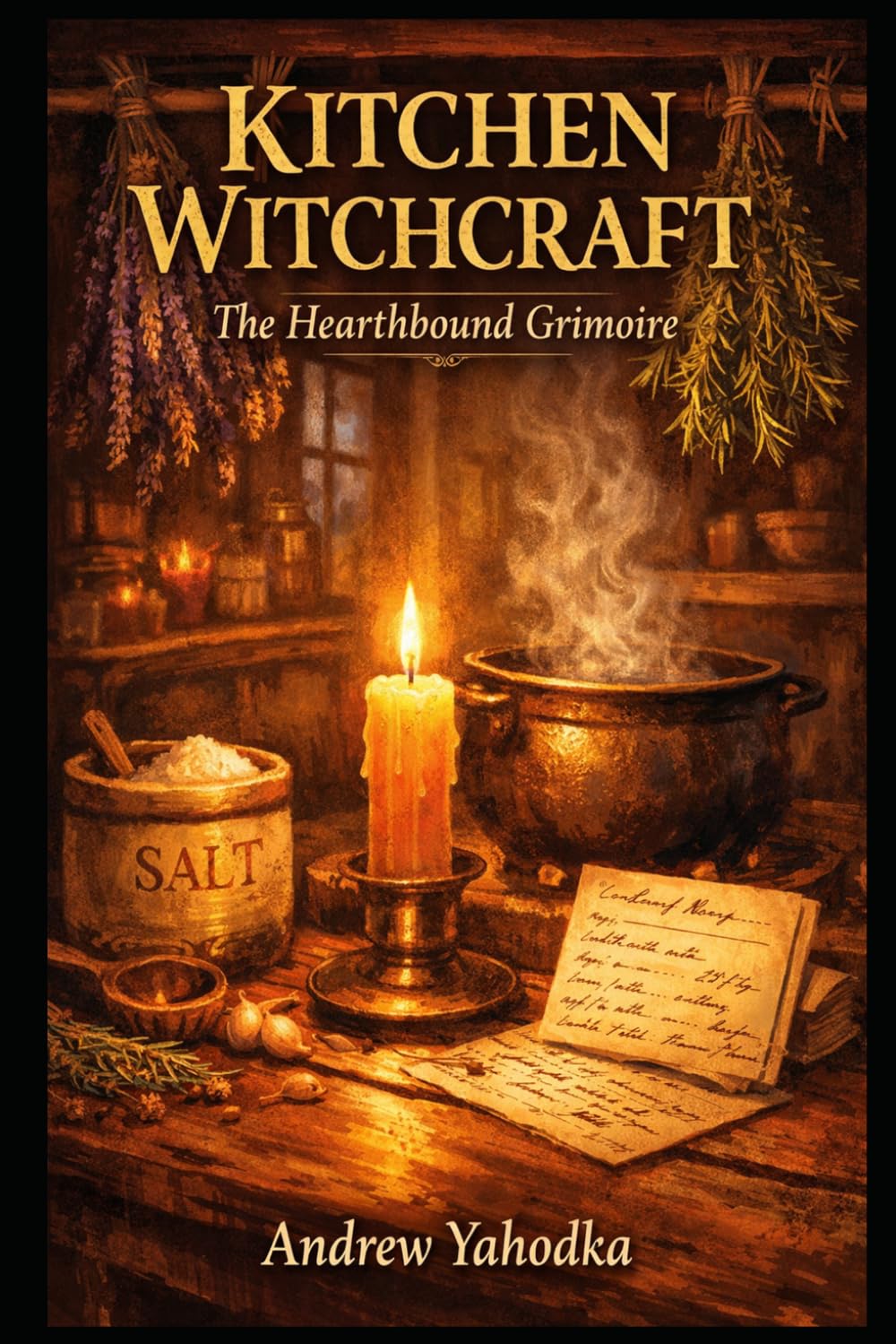 Kitchen Witchcraft: The Hearthbound Grimoire: Practical Spells, Rituals & Sacred Kitchen Magic for Witches Who Cook with Intention