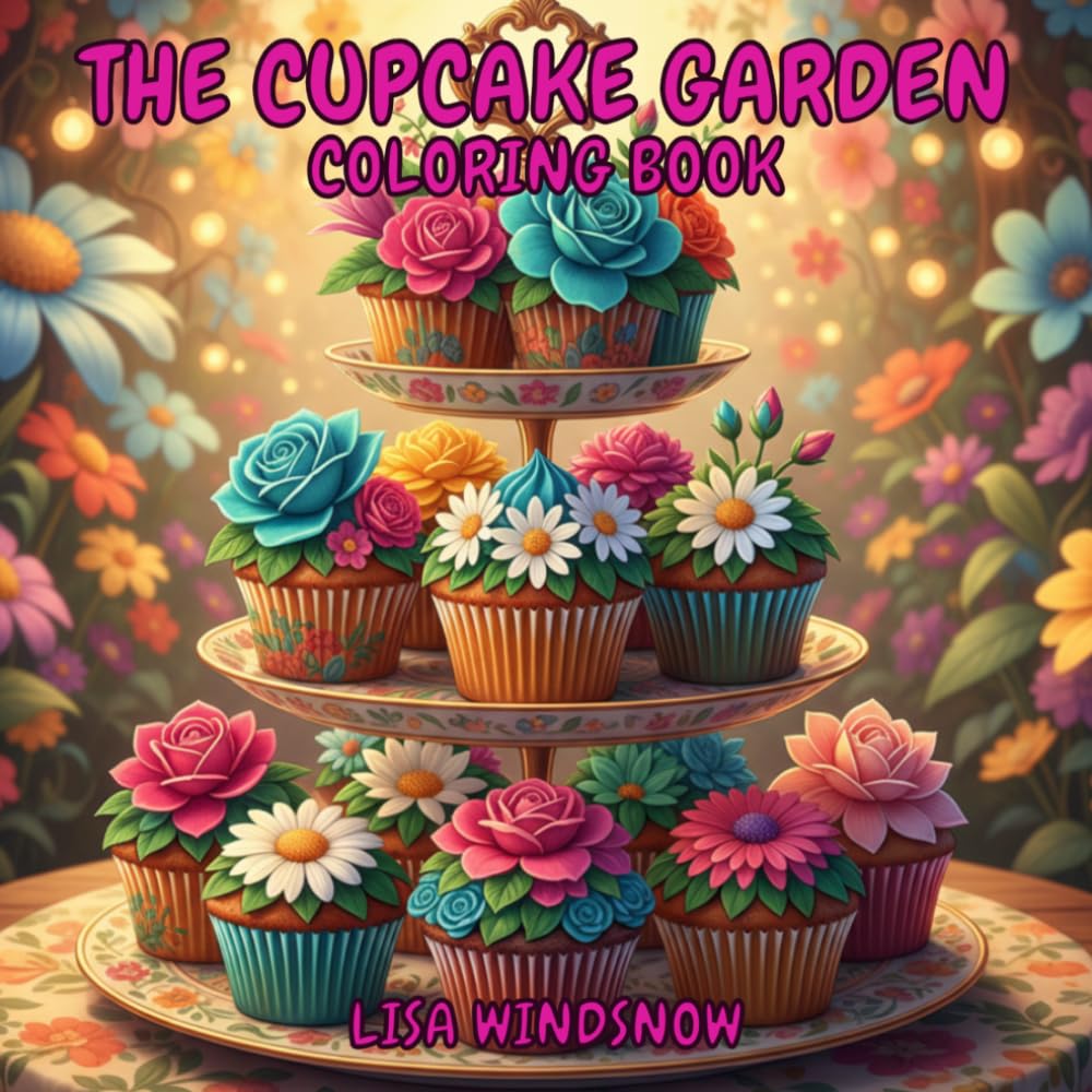 THE CUPCAKE GARDEN: COLORING BOOK