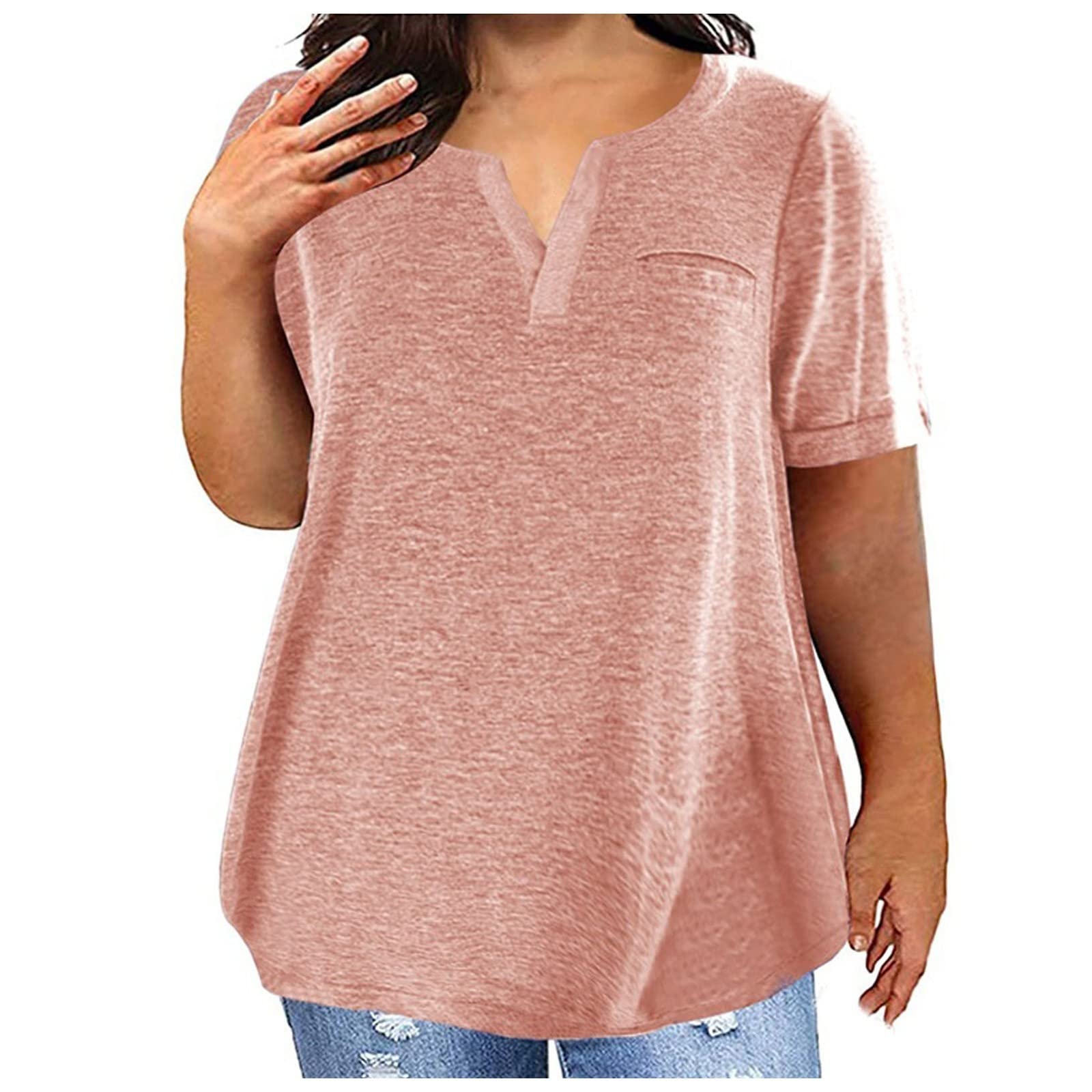 Yolimok 2023 Camisetas Mujer Manga Corta Talla Grande Algodón Vintage Top Manga Corta Mujer Casual de Verano T Shirt Mujer Short Sleeve Shirt Original tee Playa Blusas Mujer Mangas Cortas Suelta Shirts