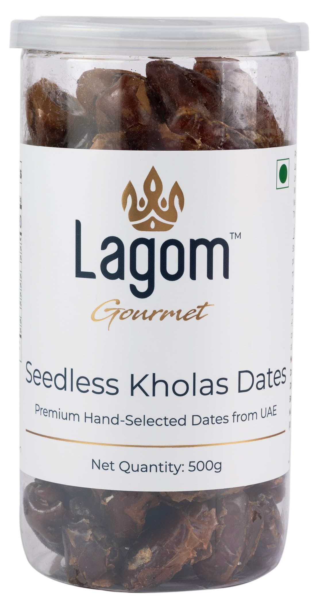 Lagom Gourmet Seedless Kholas Dates 500g | All Natural | No Preservatives | No Added Sugar | Gluten Free | Vegan | Plant Based | Non GMO | Dates Dry Fruits | Khajur | Khajoor | Khejur (B0DHY6JZVY) Amazon Price History, Amazon Price Tracker