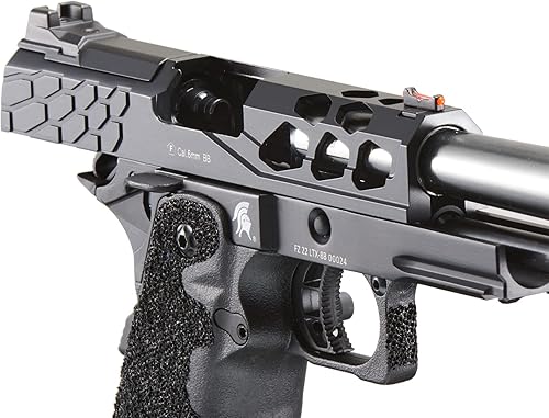 Vista 70 de Lancer Tactical Pistola Airsoft STRYK Hi-Capa 5.1/4.3 Full Metal Gas Blowback 330 FPS Negro