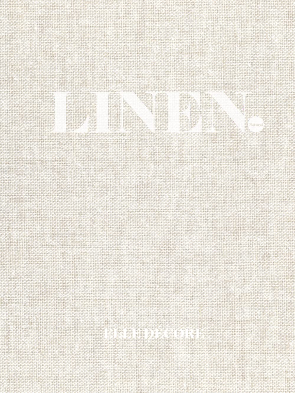 Linen Natural - A Decorative Display Book for Coffee Table Decor: Accent Decoration for Home Styling, Interior Design, or Staging (Fabrics de Mode)