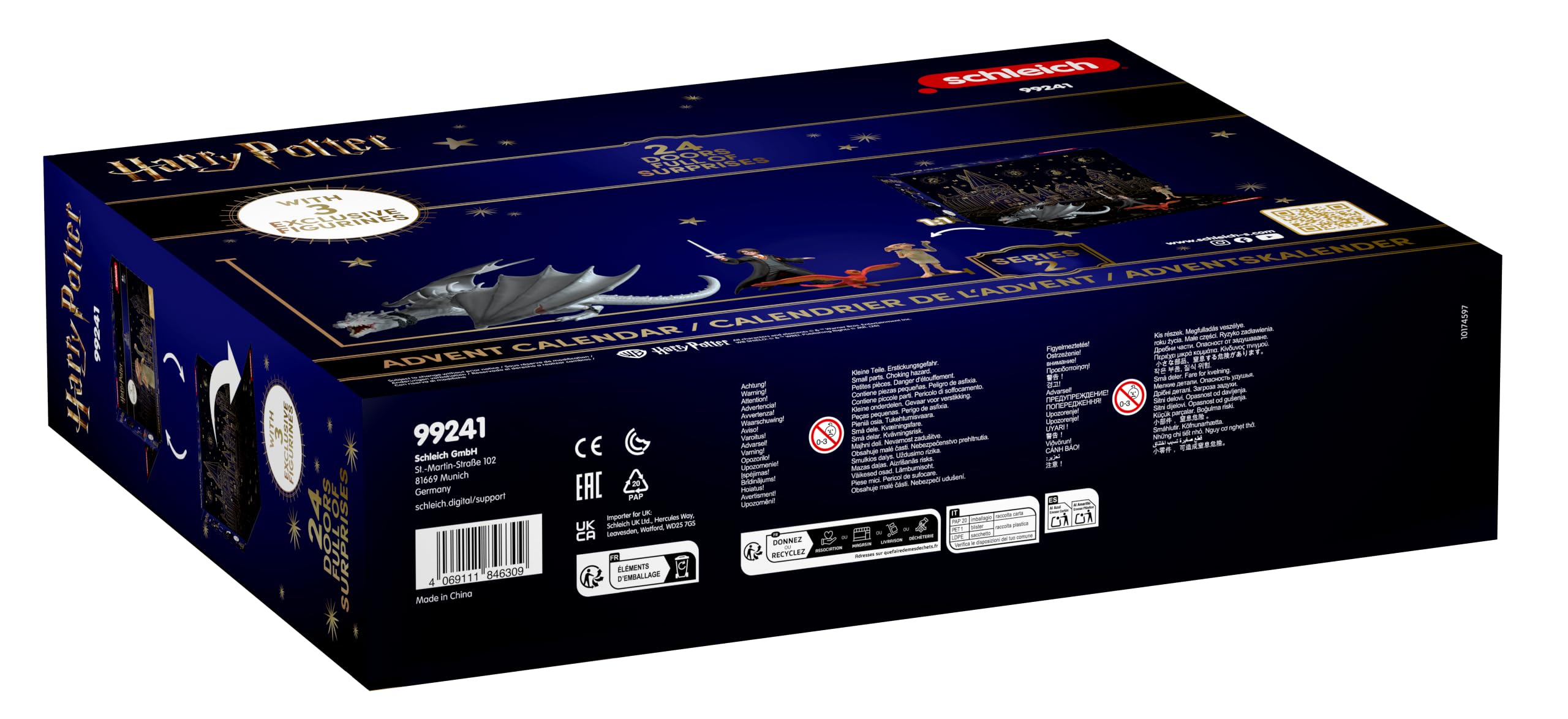 schleich HARRY POTTER | Adventskalender 2026-99241 | 24 Figuren | detailgetreue Sammelfiguren & Spielfiguren | Geschenkidee für Kinder ab 6 Jahren & Sammler | Weihnachtskalender
