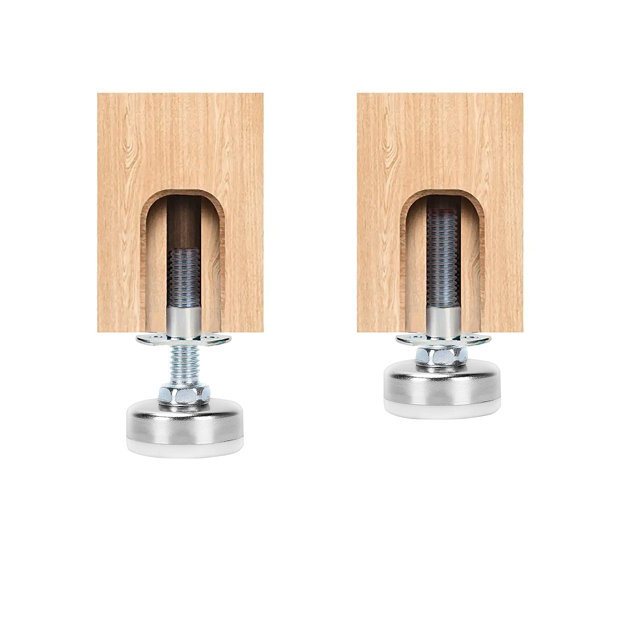 HanKun Adjustable Furniture Leveling Feet Furniture Leveler Tee Nut Kit