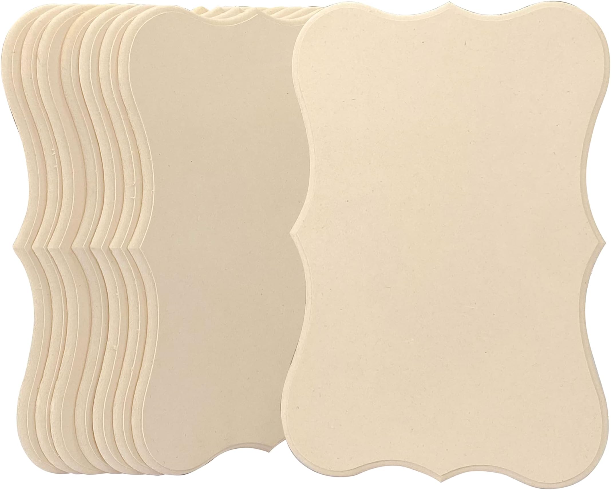 Amazon.com: 12PCS Unfinished Wood Crafts Blanks Hanging Rectangle Wood ...