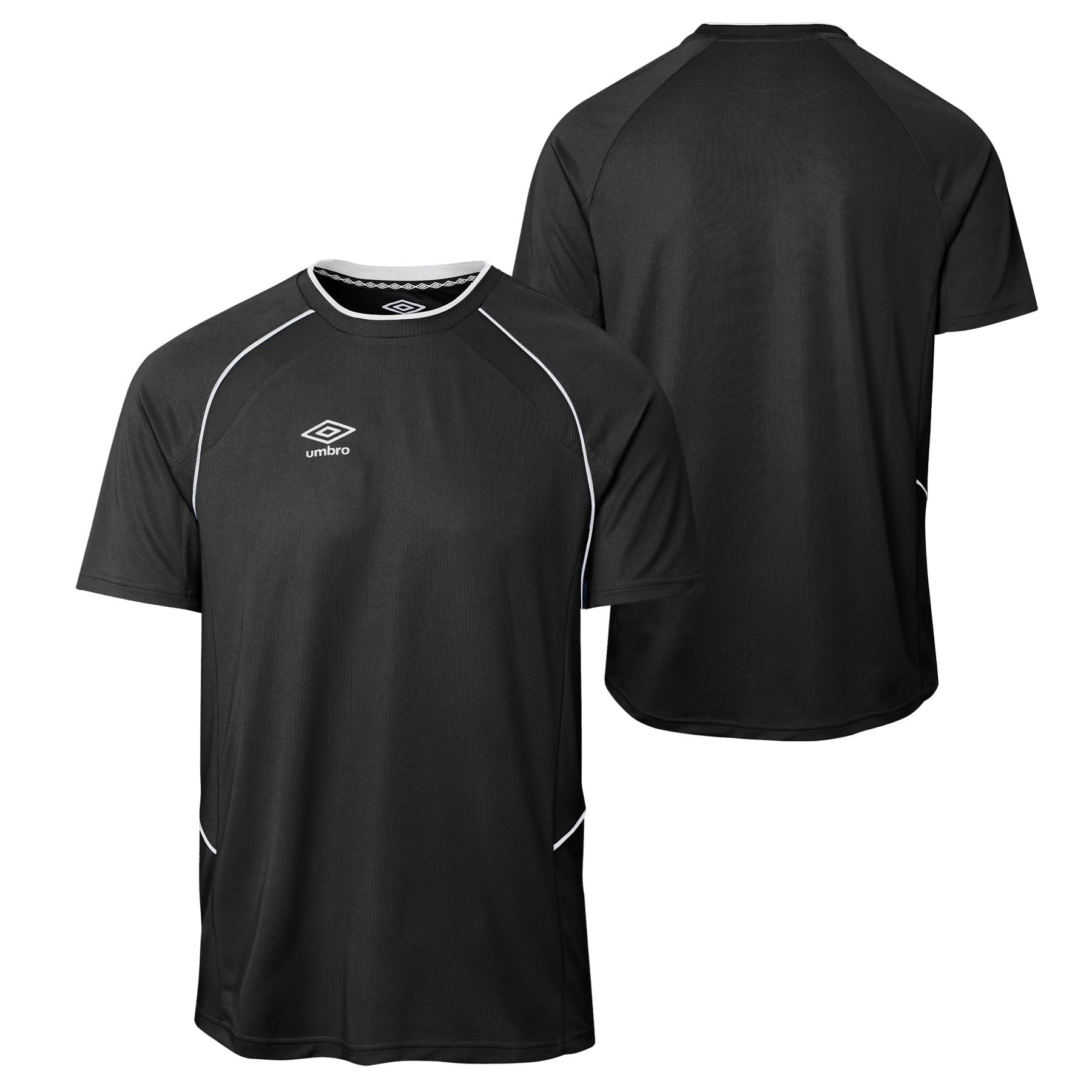 Umbro Maglietta da uomo in jersey con maniche raglan