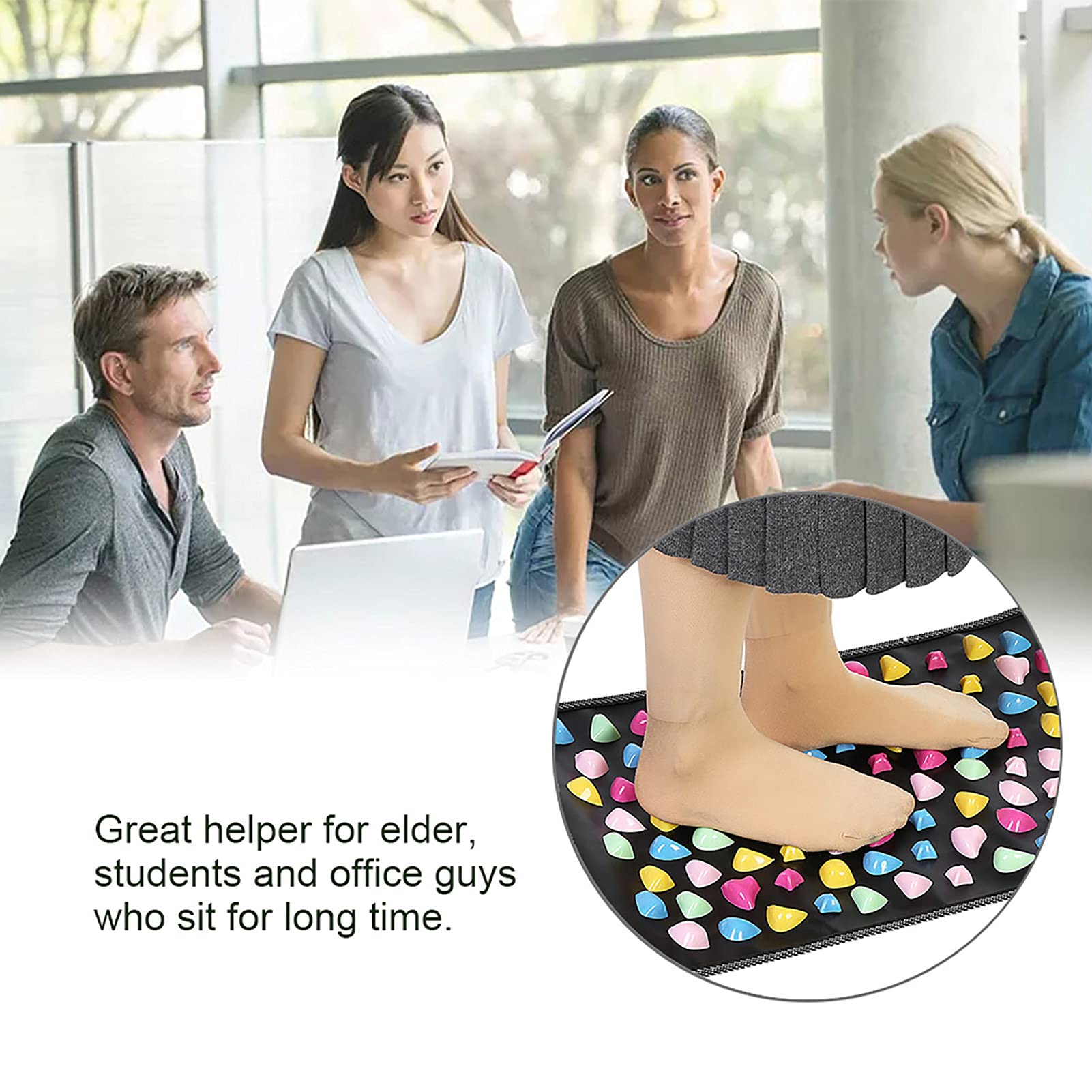 Tapis de massage pour les pieds Réflexologie des pieds Soins bien-être détente relaxation Équipement confort maison usage quotidien