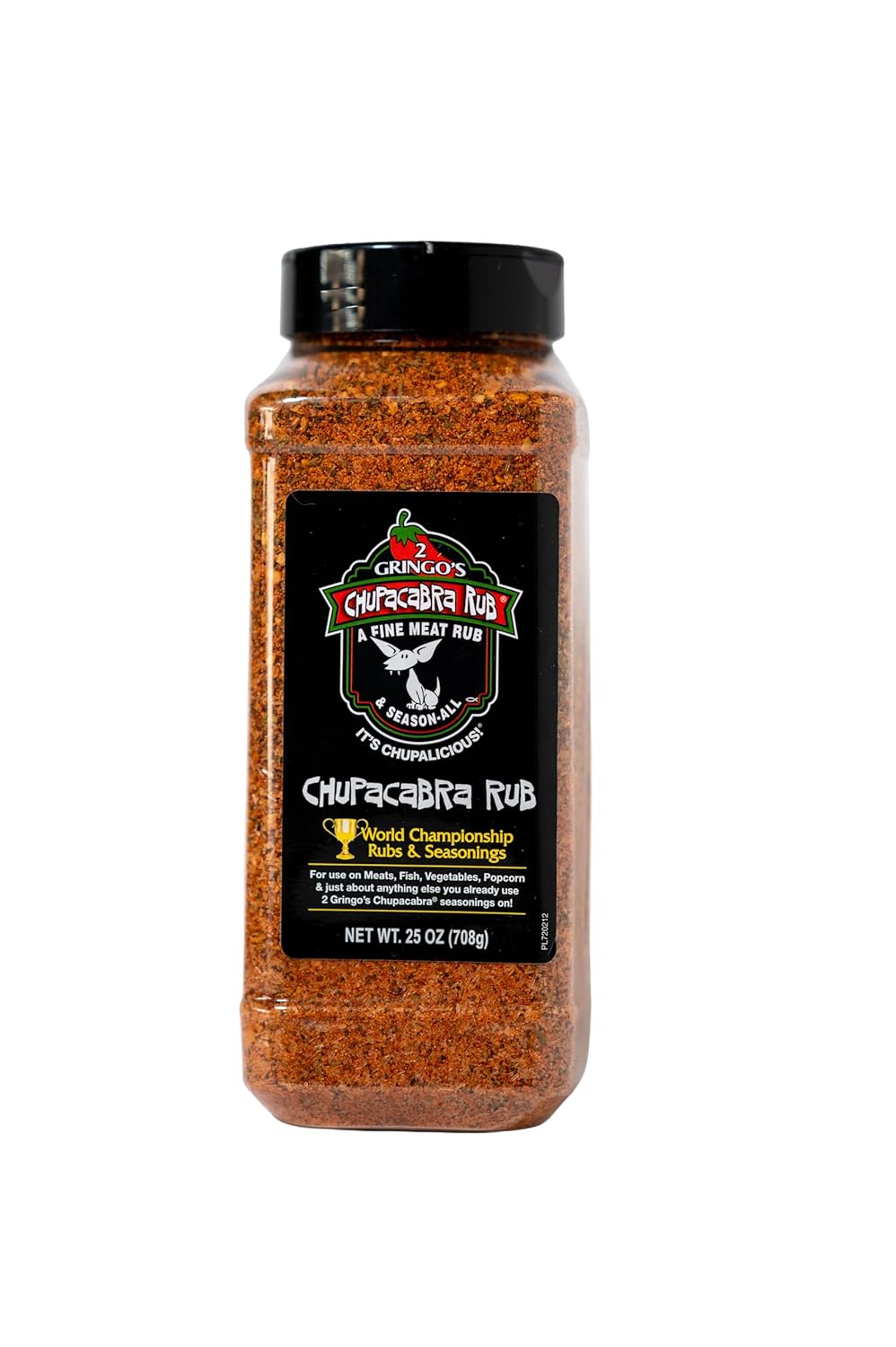 2 Gringos Chupacabra Original Fine Meat Rub, 25 Ounces