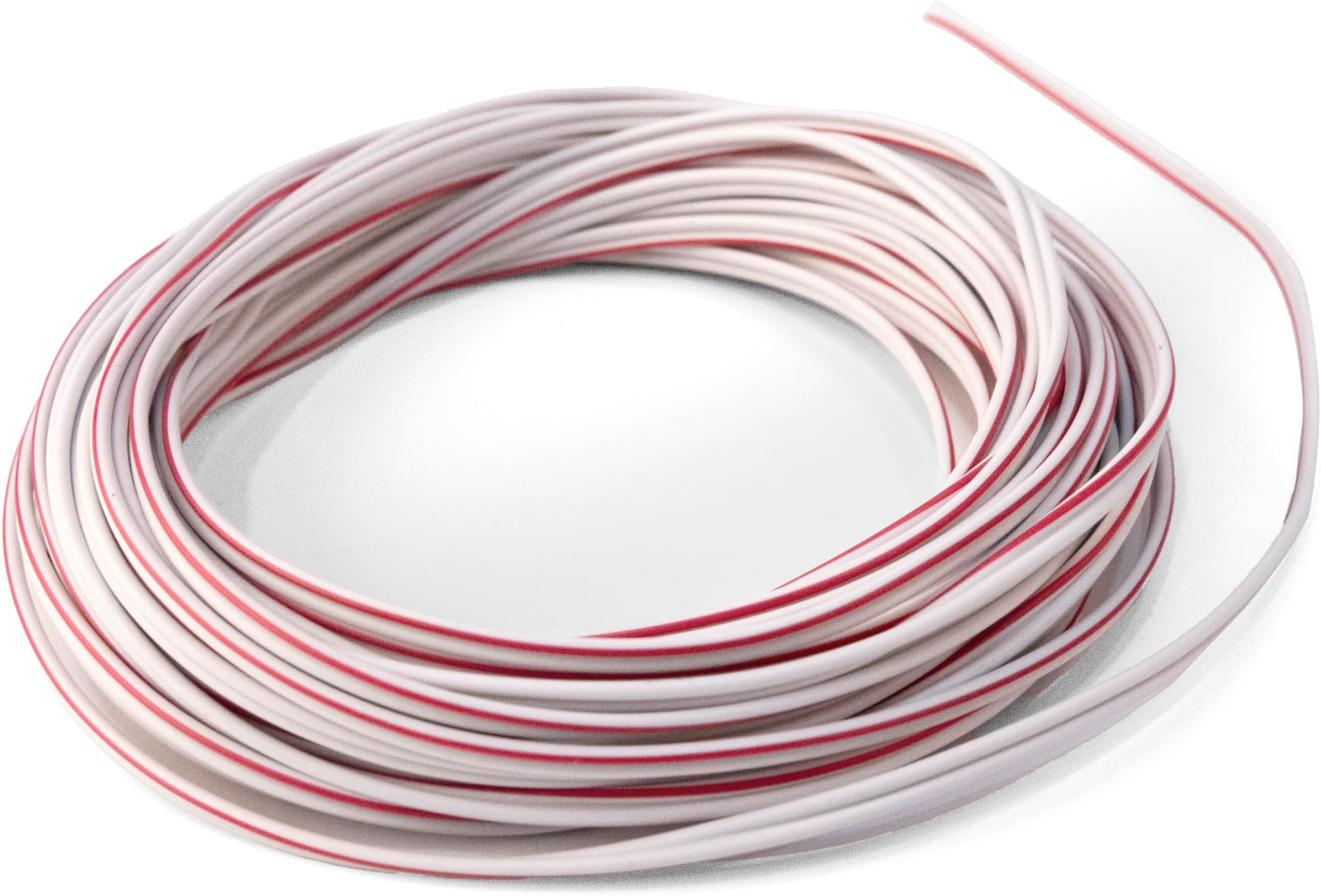 Bell Wire Assembly, 2 Conductor, 41B4494-1, Compatible with LiftMaster, Chamberlain, Craftsman Operators, 26' Conductor, Microphone Wire, 1/4" Black, White