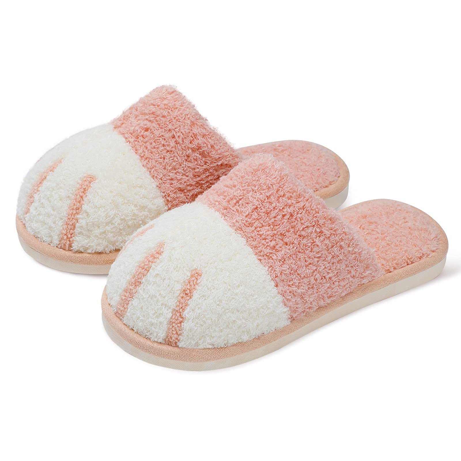 Cute Animal Slippers for Women Indoor Outdoor Memory Foam House Slipper Soft Warm Cozy Fuzzy Bedroom Non-Slip Shoes Christmas Gift ladies