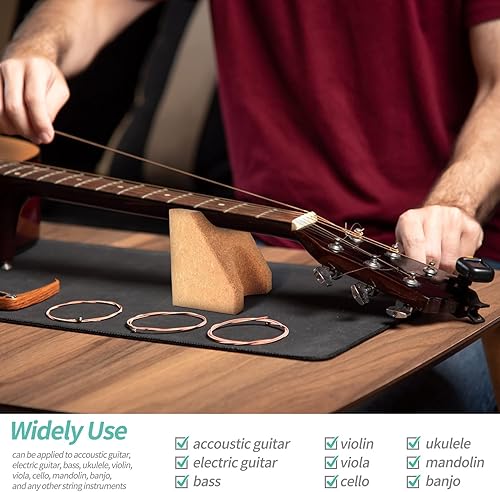 Miniatura 3 de Guitar Neck Rest Guitar Neck Cradle Support Pillow - String Changing Repair Cleaning Care Tool