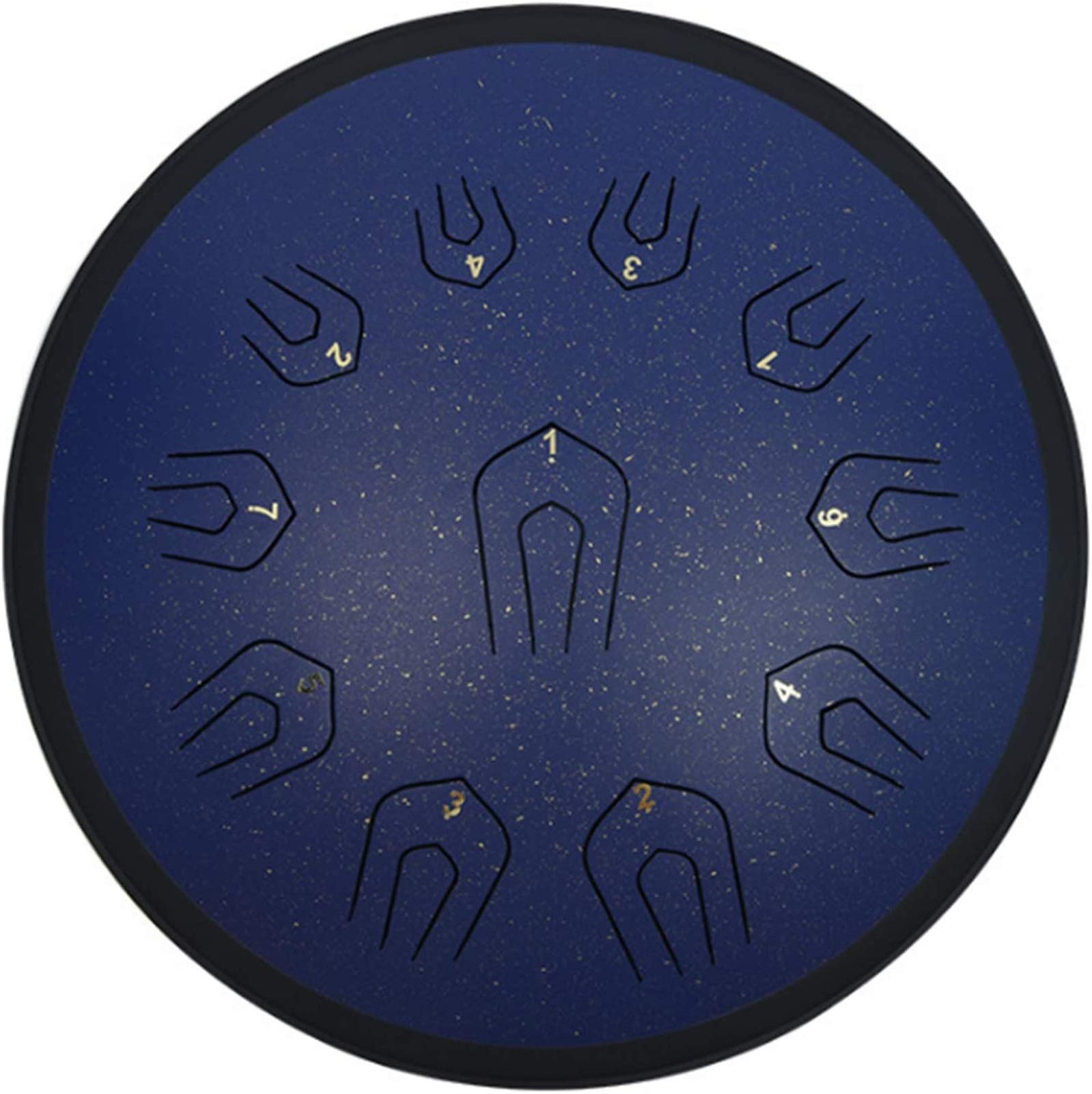 Tambor Hueco De Doble Lengua De 18 Pulgadas, Tambor Wangyou, Tambor De Lengua De Acero, Placa De Batería Wangkong, Utilizado para Mazos De Meditación/Yoga/Zen | Tambores-Dark Blue