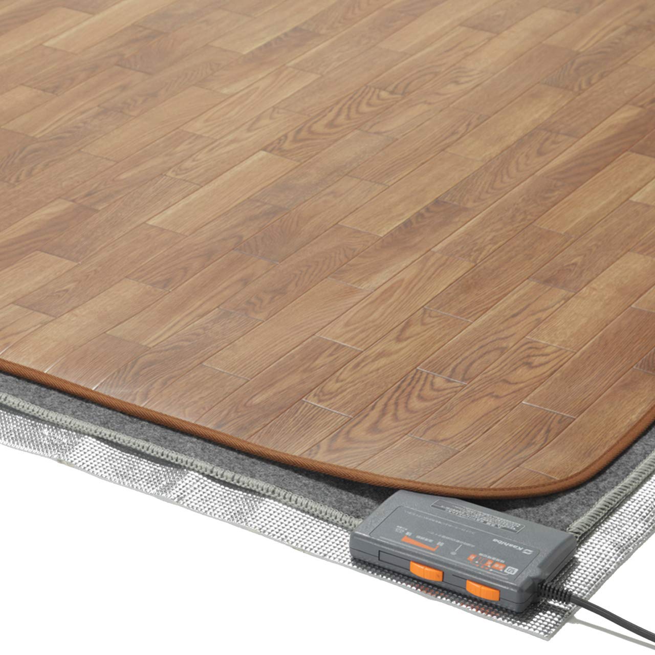 木目調　ホットカーペット 日本製 木目調カーペット Woody(ウッディ) 200x198cm 2畳用 3色