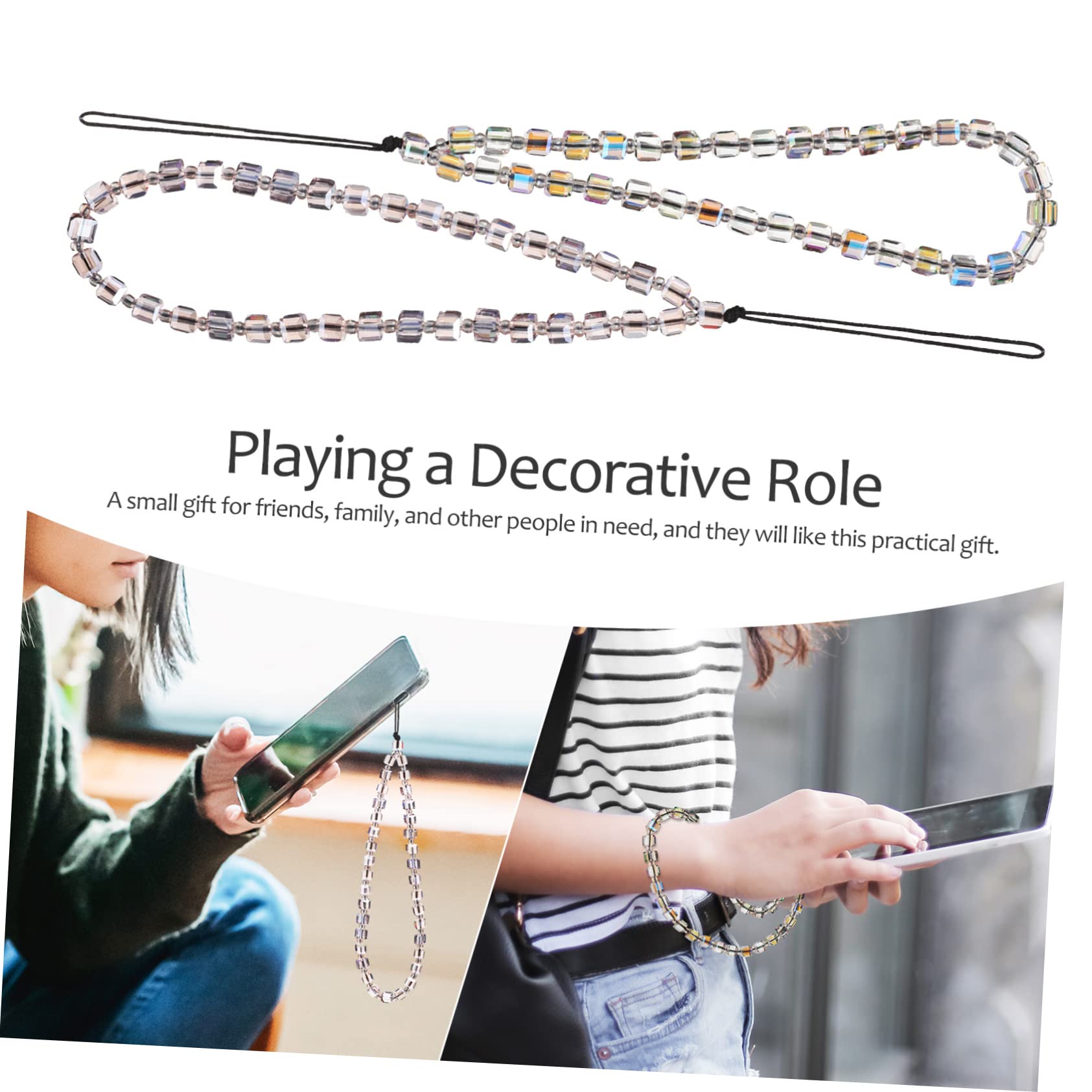 HOMSFOU Cadena Cuello De Cisne Cuerda De Mano Accesorios Moviles Accesorios Para Moviles Correa De Muñeca Para Teléfono Correa Para La Muñeca Del Cordón Del Teléfono
