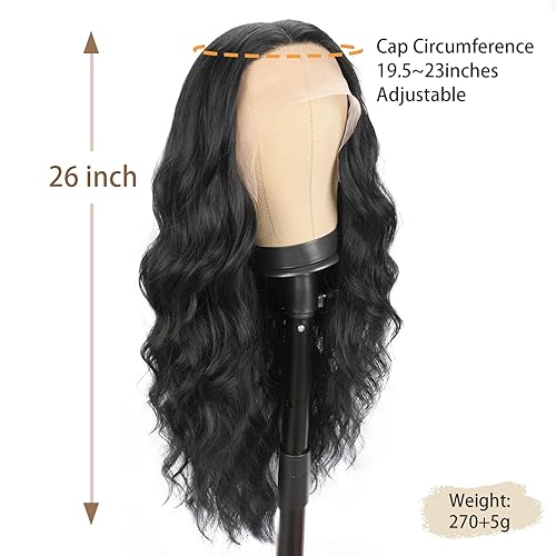 Miniatura 6 de Long Wavy Ponytail Extension, Bendable Metals Wrap Around Womens Ponytail Hair Extensions for Women Synthetic Ponytail (Medium chestnut Brown)