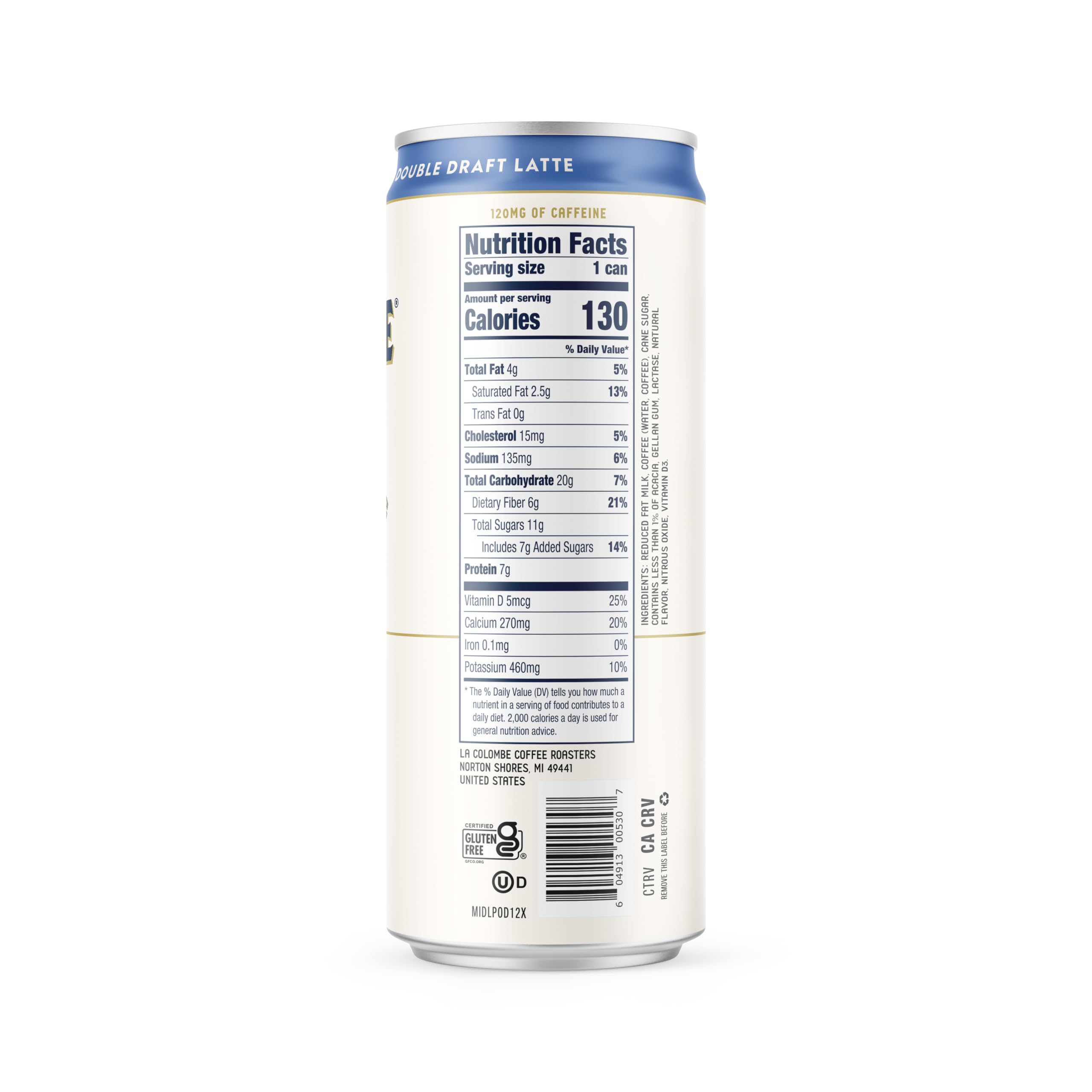 La Colombe Double Draft Latte, 11 Fl. Oz., Single Can