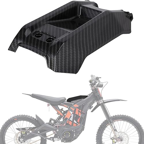 JFG RACING Sur Ron - Cubierta de batería con patrón de fibra de carbono para SurRon Light Bee XS Electric Dirt Bike