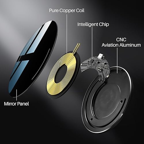 Miniatura 8 de TOZO Auriculares inalámbricos T6 Bluetooth 5.3, diseño ergonómico, cargador inalámbrico W1, almohadilla de carga rápida certificada Qi de 10 W