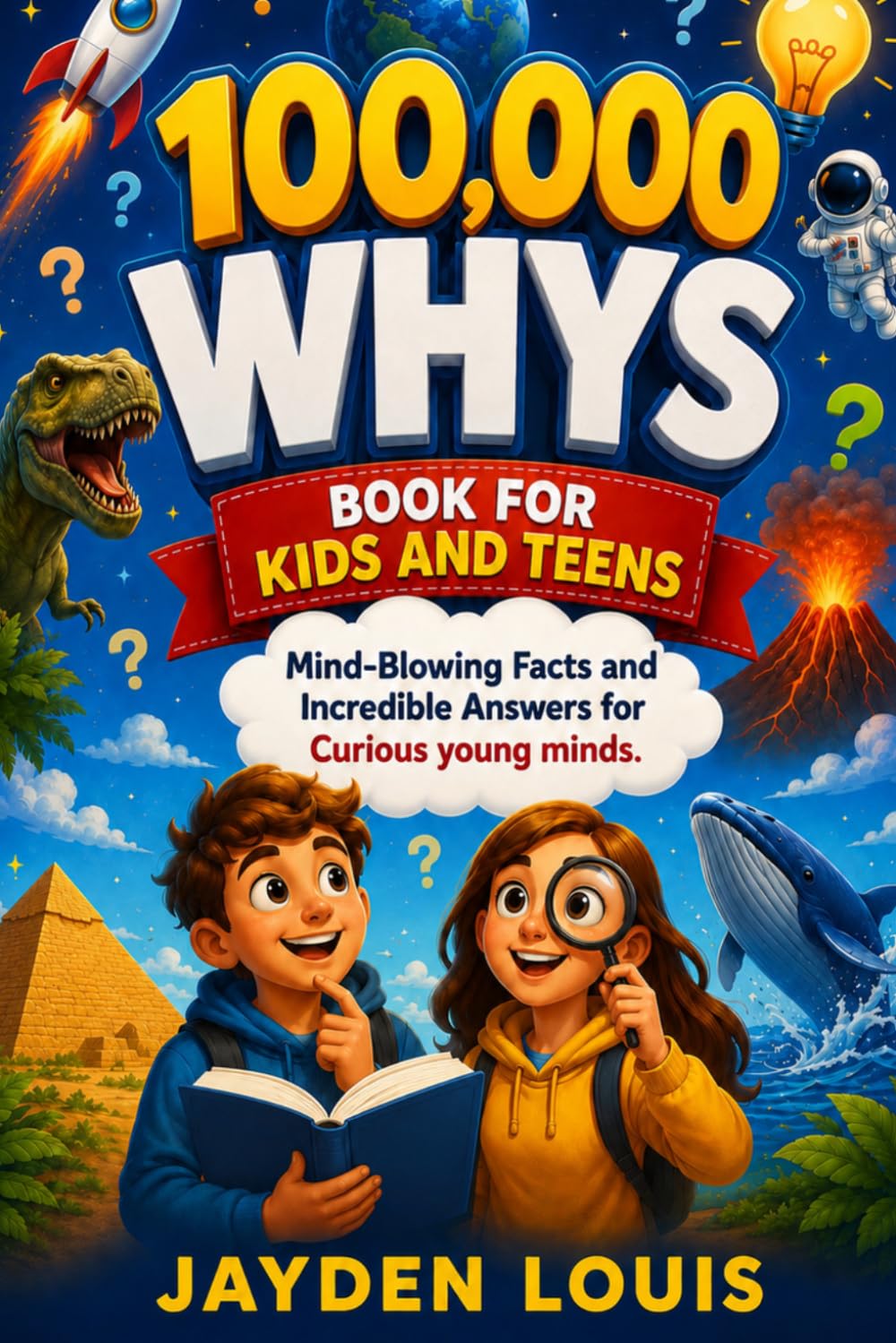 100,000 WHYS BOOK FOR KIDS AND TEENS: Mind-Blowing Facts and Incredible Answers for Curious young minds.