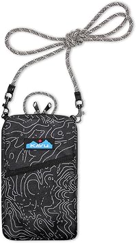 KAVU Essential Case Zip Crossbody Wallet with Rope