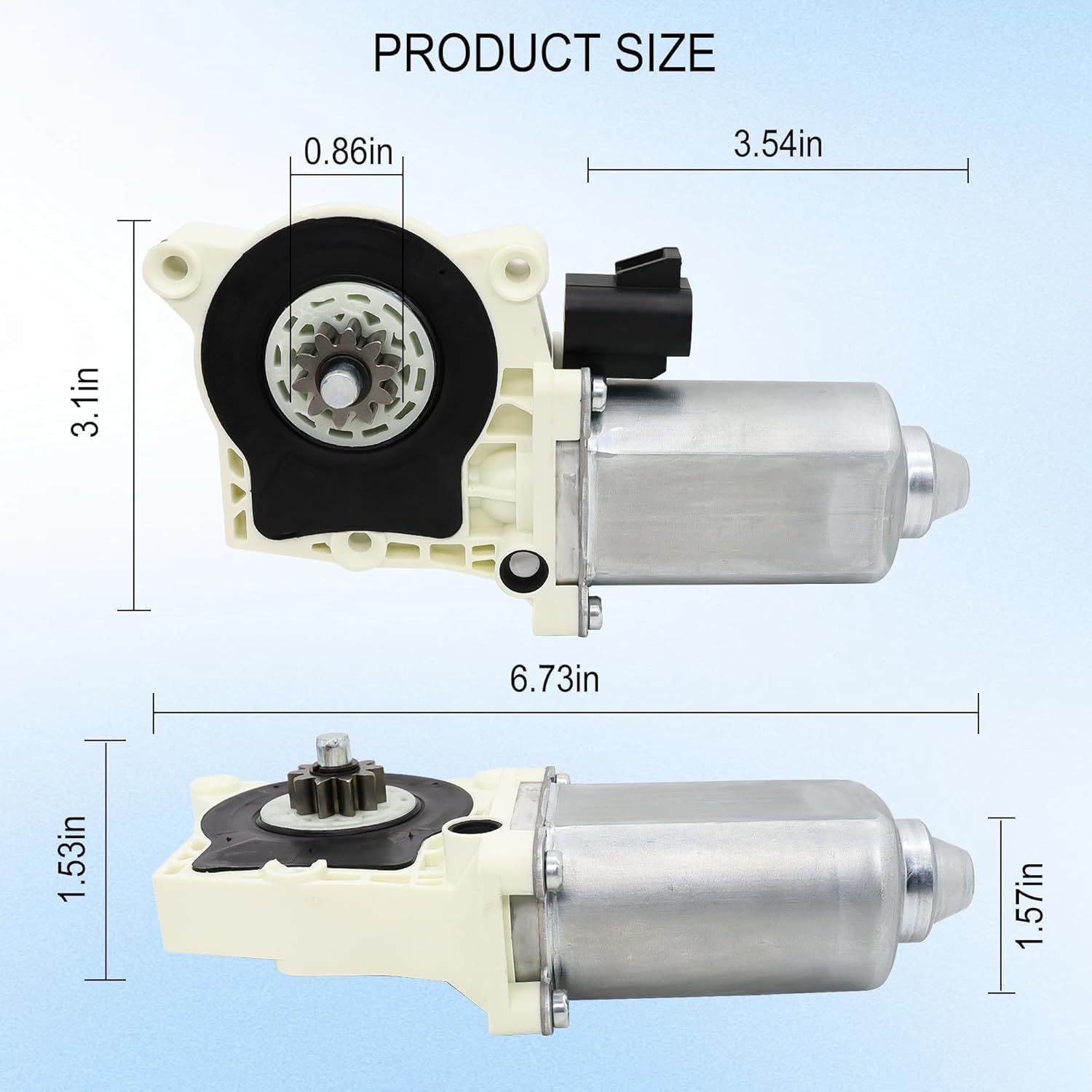 800312990 80-03129-90 Electric Side Step Running Board Motor Fits for GM for Dodge for Hummer Electric Steps Replace A10049-113 Replacement for AMP Research Step Running Board Motor