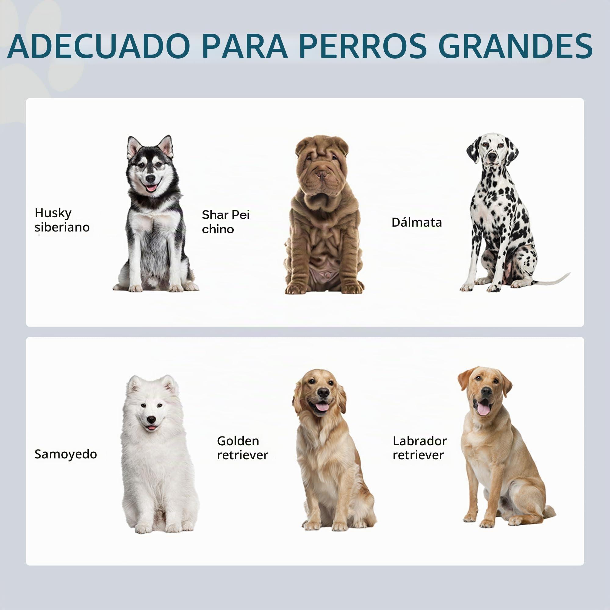 PawHut Comedero para perros, comedero elevado con 2 cuencos de acero inoxidable, cuenco de agua con espacio de almacenamiento de 29,5 l, comedero para perros grandes, café