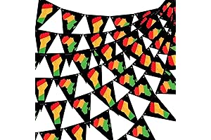 Outus Juneteenth Party Decorations Banner