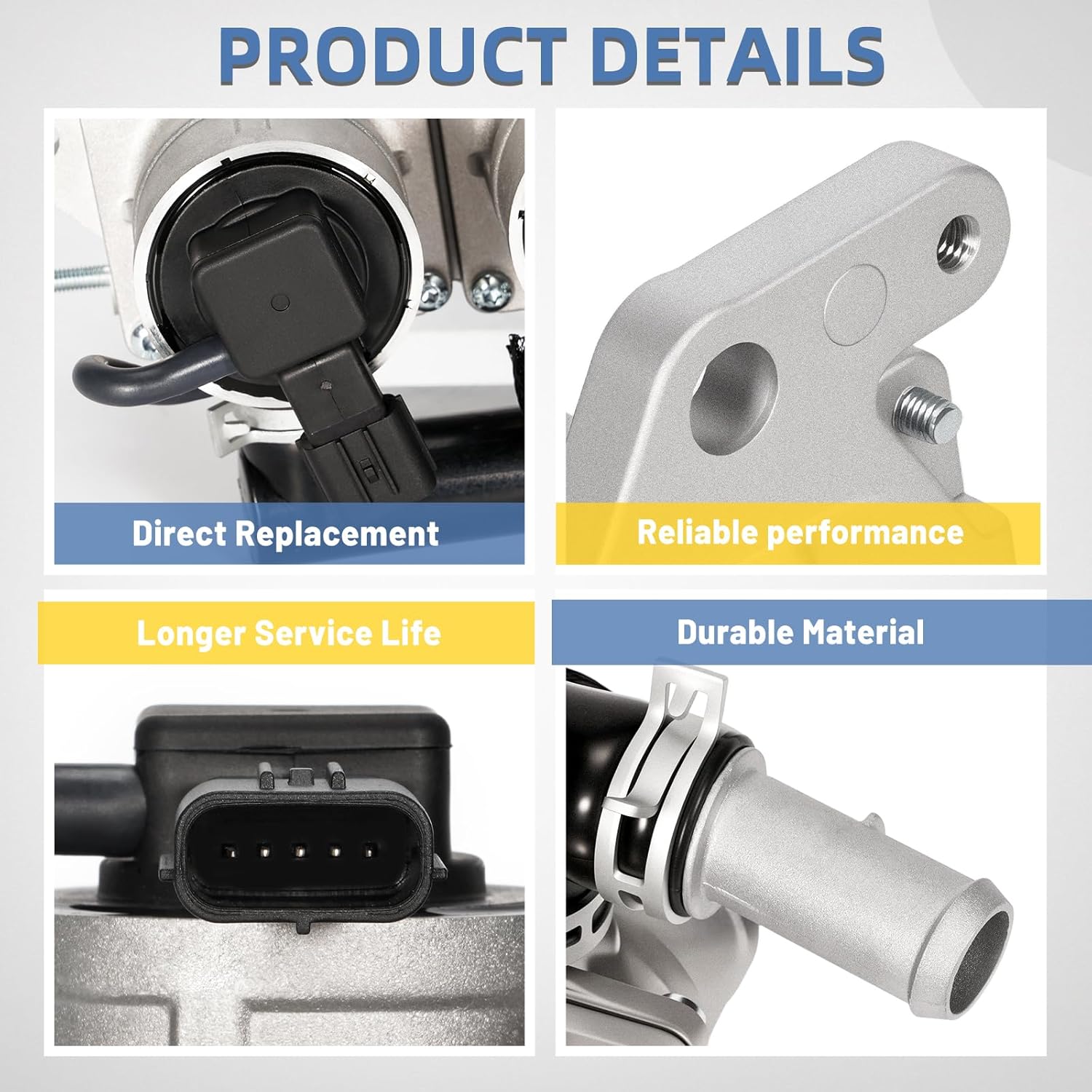 25710-31022 Secondary Air Injection Check Valve, Fit for Toyota Tacoma | 4.0L V6 1GR-FE 2012 2013 2014 2015 - Replace 2571031021 17613-0P010 2571031020