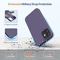 Vista 52 de Miracase Funda diseñada para iPhone 13 Pro Max con protector de pantalla, [forro de microfibra suave antiarañazos], funda protectora de silicona