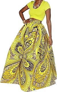 Amazon.com: Plus Size African Print Skirt