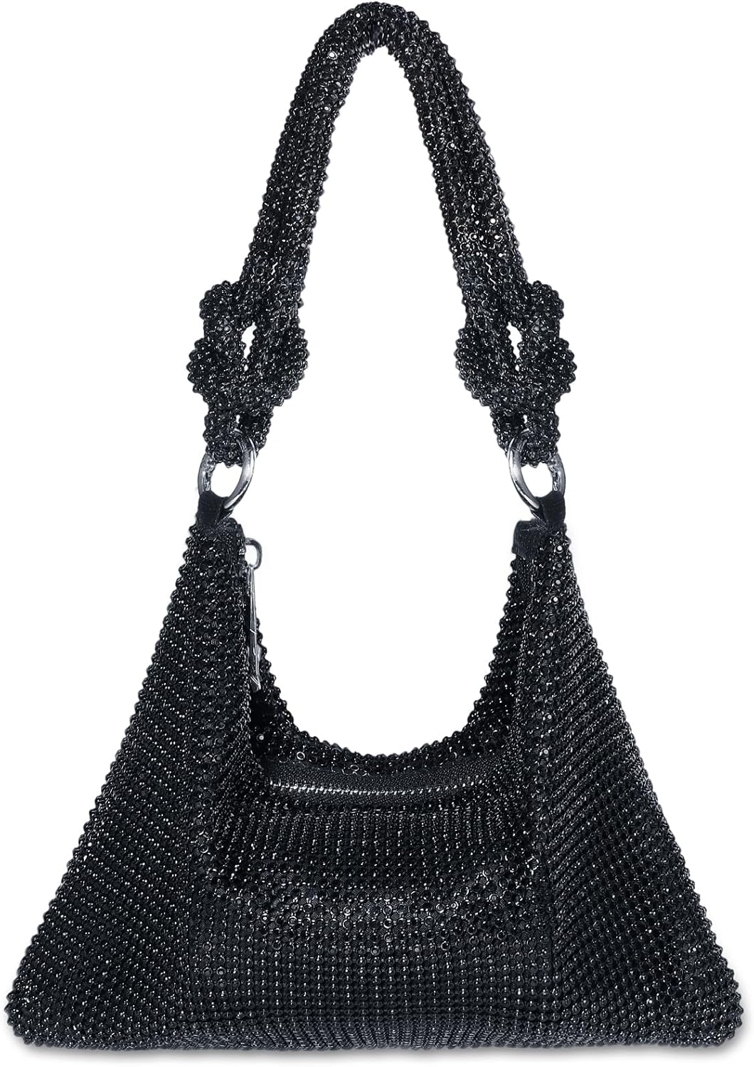 Clutch Purse for Women,Sparkly Rhinestone Evening Bag Wedding & Party Accessories,Handbag Fits Phone,Wallet & Lipstick