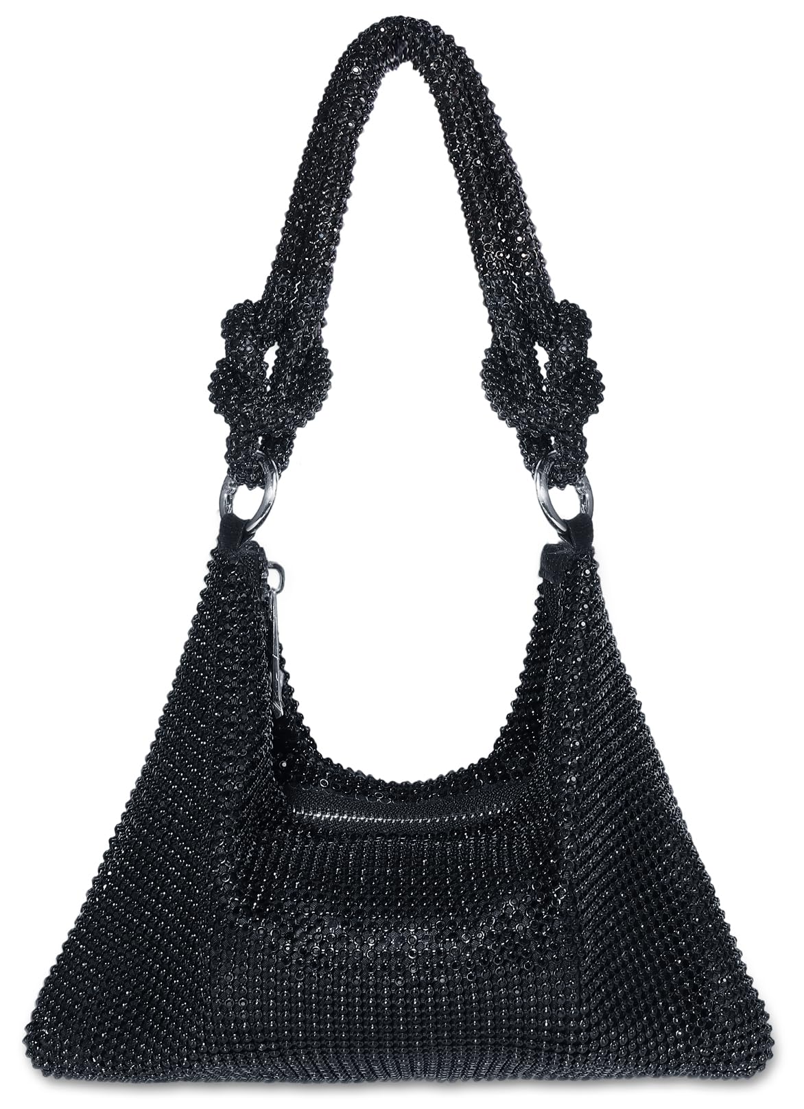 Clutch Purse for Women,Sparkly Rhinestone Evening Bag Wedding & Party Accessories,Handbag Fits Phone,Wallet & Lipstick