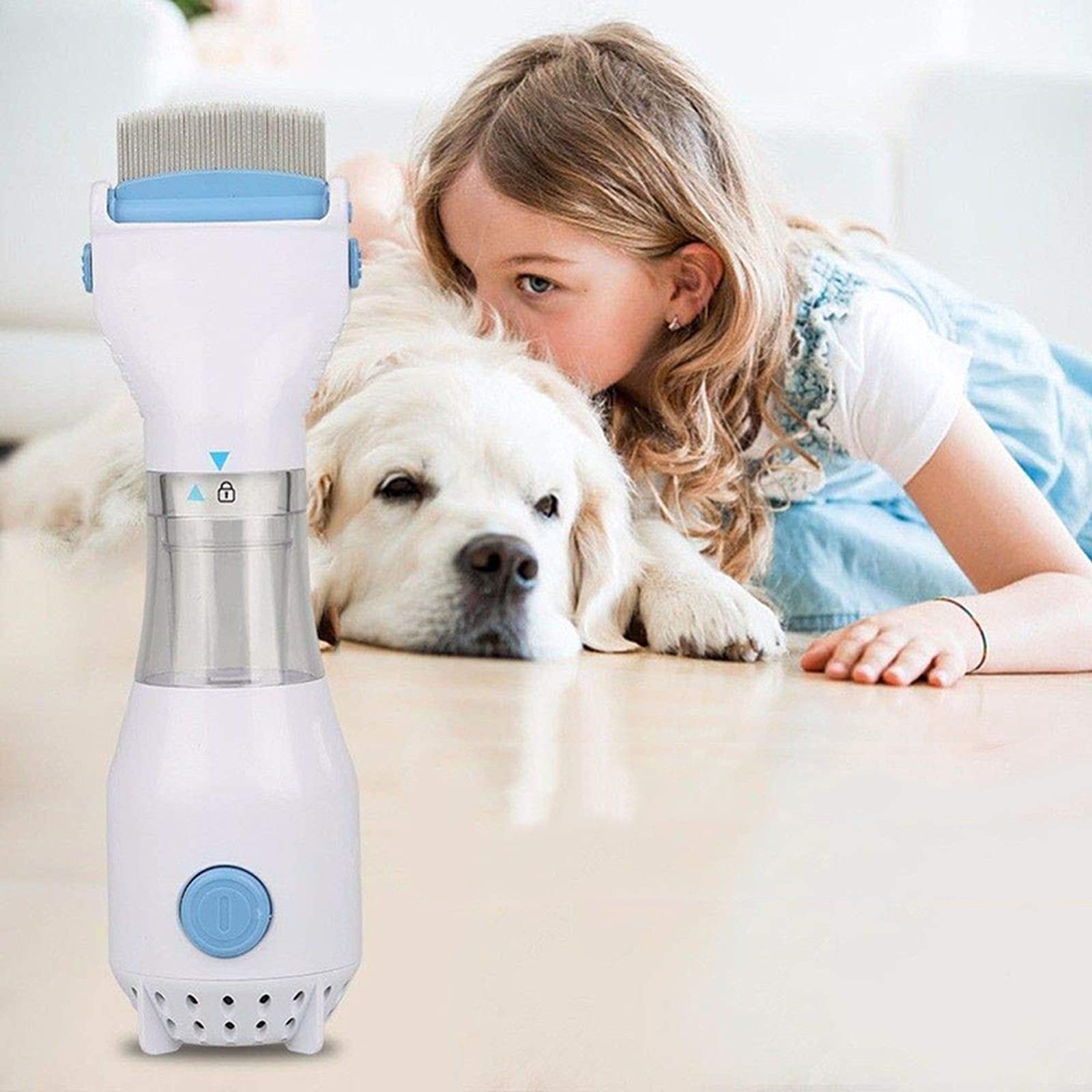 Buy DXXWANG Head Lice Electric Lice Comb Head Vacuum Lice Comb