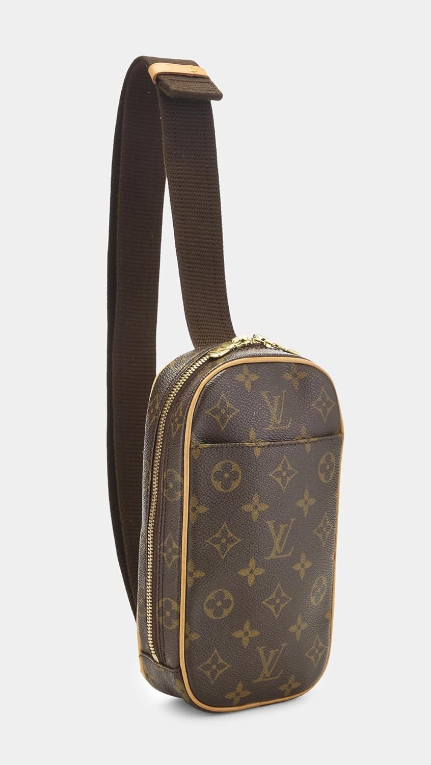 What Goes Around Comes Around Women's Pre-Loved Louis Vuitton Monogram Pochette Gange Belt Bag, Brown, One Size - Image 4