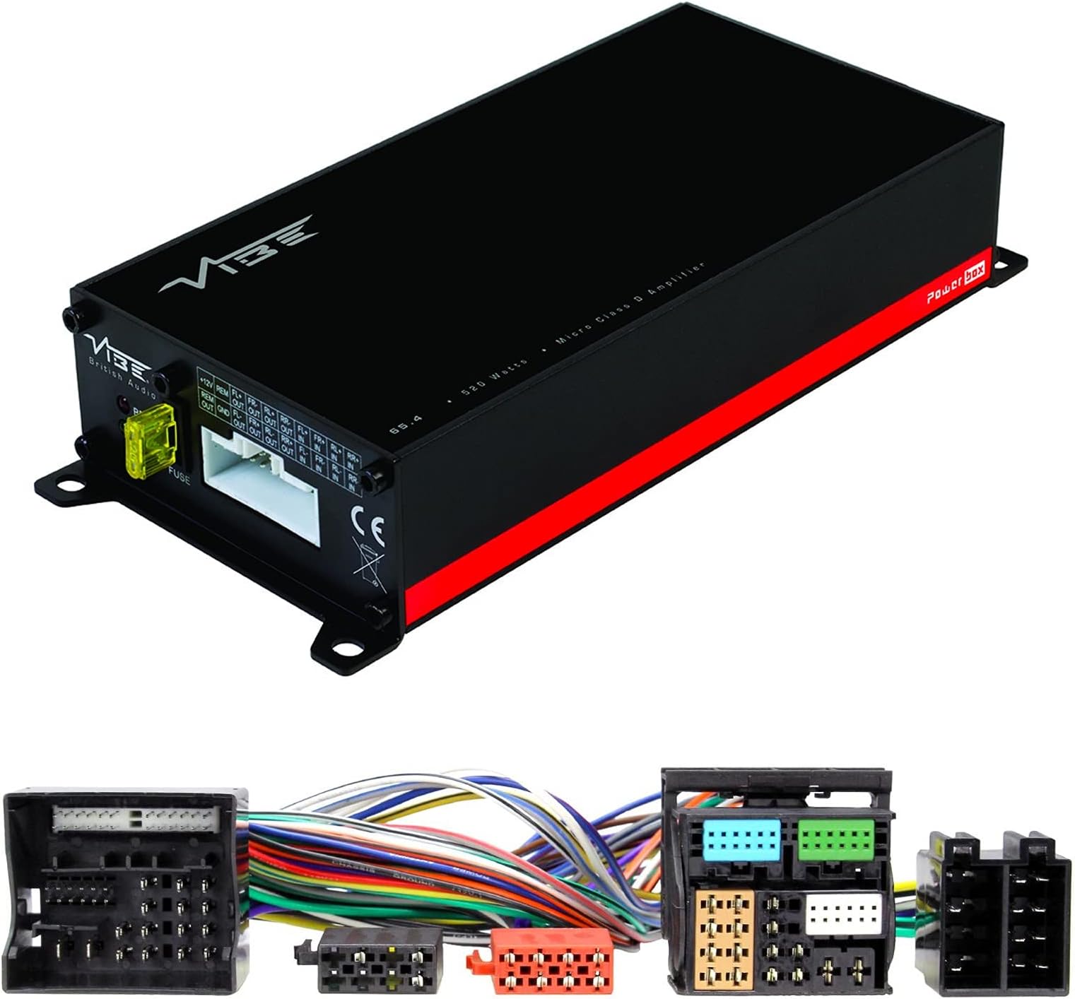VIBE POWERBOX Plug and Play 4 Channel amplifier compatible with VAG Quadlock