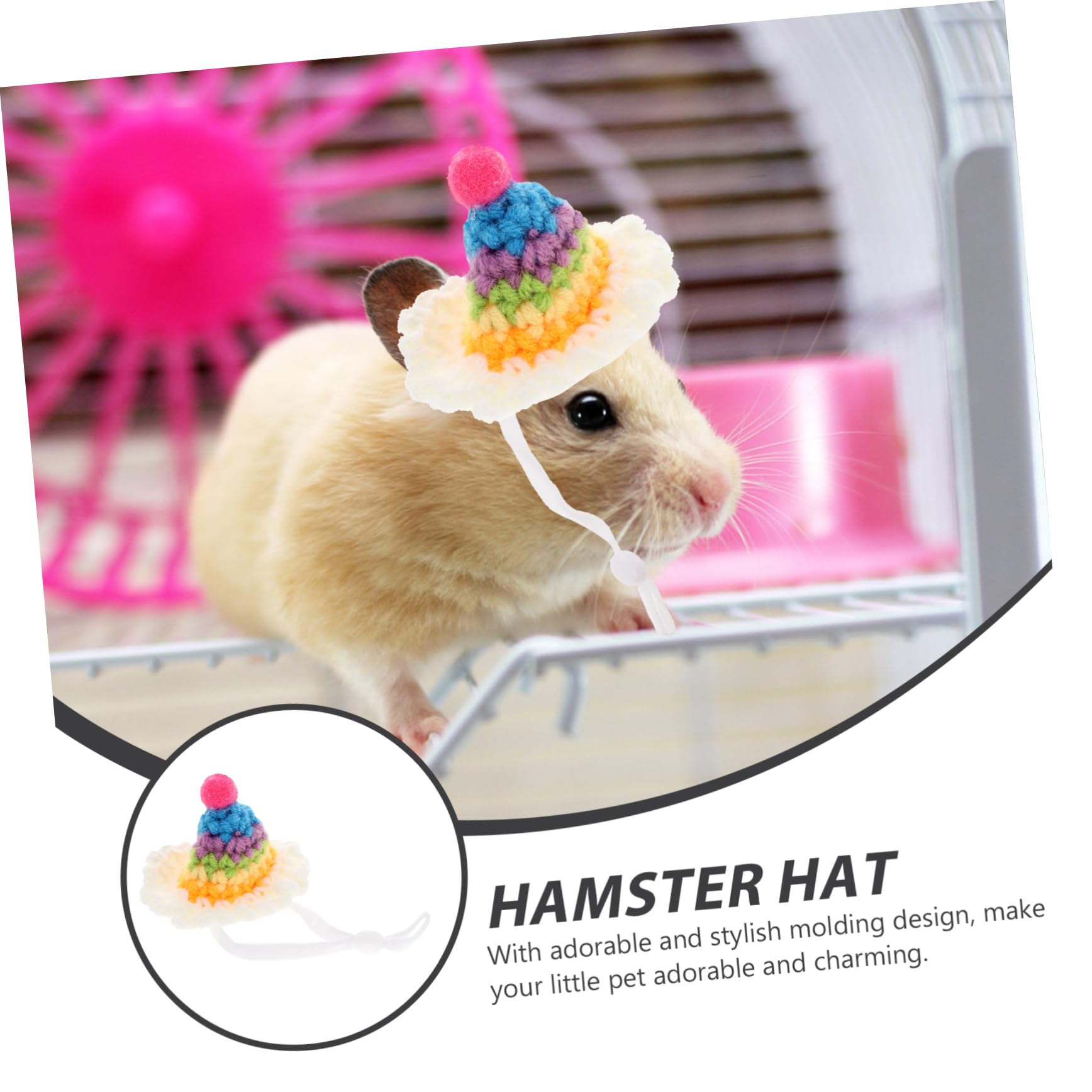 Amazon | PRETYZOOM 小動物ハロウィンウィッグ帽子 ハロウィン