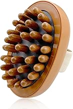 Wood Meridian Pressure Brush,Body Anti Cellulite Brush,Essential Oil Spa-Air Cushion Meridian Massage,Body,Knee Hand Massage