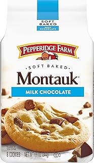 Pepperidge Farm Montauk Soft Baked Milk Chocolate Chunk Cookies, 8.6 Oz ...