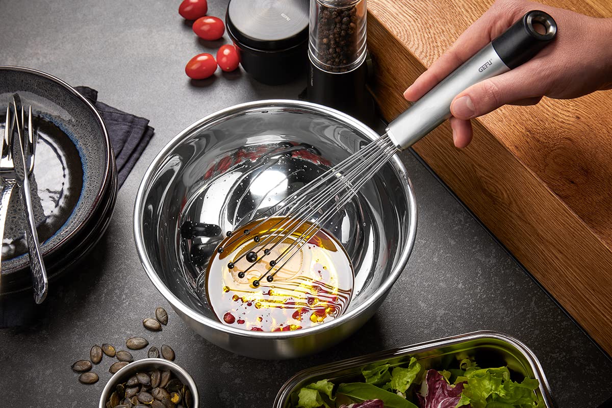 GEFU PRIMELINE Ball Whisk - Nylon Balls Hand Whisk Ideal for Coated Pots and Pans Whisk